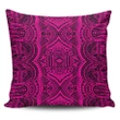 Alohawaii Home Set - Hawaii Pillow Case Polynesian Symmetry Pink