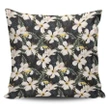 Alohawaii Home Set - Hawaii Pillow Cover Tropical Toucans Hibiscus Palm Leaves