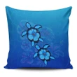 Alohawaii Home Set - Turtle Hibiscus Ocean Pillow Covers