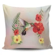 Alohawaii Home Set - Hawaiian Hummingbirds Hibiscus Polynesian Pillow Covers