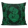 Alohawaii Home Set - Hawaii Anchor Hibiscus Flower Vintage Pillow Covers Green