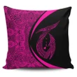 Alohawaii Home Set - Hawaii Fish Hook Polynesian Pillow Covers - Circle Style Pink