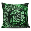 Alohawaii Home Set - Hawaiian Turtle Polynesian Green Pillow Covers