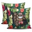 Hawaii Santa Claus Surf Christmas Pattern Pillow Covers - AH J8 - Alohawaii