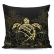 Alohawaii Home Set - Hawaii Turtle Kanaka Golden Pillow Cover