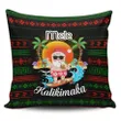 Alohawaii Home Set - Hawaii Santa Claus Surf Christmas Pattern Pillow Covers - Tan Style