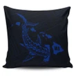 Alohawaii Home Set - Hawaii Shark Blue Polynesian Pillow Covers