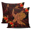 Hawaii Hibiscus Polynesian Red Big Turtle Pillow Covers - AH - JG1 - Alohawaii