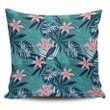 Alohawaii Home Set - Hawaii Pillow Cover Tropical Monstera Leaf Blue