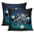 Alohawaii Home Set - Hawaii Turtle Plumeria Polynesian Pillow Cover - Mela Style