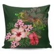 Alohawaii Home Set - Hawaii Turtle Tropical Flower Pillow Covers - Deni Style