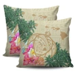 Alohawaii Home Set - Hawaii Kanaka Maoli Polynesian Flowers Turtle Pillow Covers
