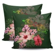 Hawaii Turtle Tropical Flower Pillow Covers - Deni Style - AH - J2