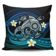 Hawaii Turtle Plumeria Polynesian Pillow Cover - Mela Style - AH - J4 - Alohawaii