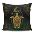 Alohawaii Home Set - Turtle Hibiscus Golden Galaxy Pillow Covers