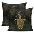Turtle Hibiscus Golden Galaxy Pillow Covers - AH - J1 - Alohawaii