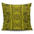 Alohawaii Home Set - Hawaii Pillow Case Polynesian Symmetry Yellow