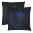 Kanaka Pillow Covers - Blue - Frida Style - AH J91 - Alohawaii