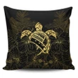 Alohawaii Home Set - Hawaii Turtle Kanaka Golden Pillow Covers