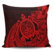 Alohawaii Home Set - Hawaii Polynesian Turtle Pillow Covers - Red