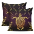 Turtle Golden Royal Pillow Covers - AH - J1 - Alohawaii