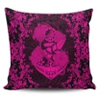Alohawaii Home Set - Hawaii Anchor Hibiscus Flower Vintage Pillow Covers Pink