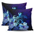 Hawaii Hibiscus Tropical Deap Ocean Turtle Sea Pillow Covers - AH - JG1 - Alohawaii
