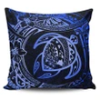 Alohawaii Home Set - Hawaiian Turtle Polynesian Blue Pillow Covers