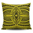 Alohawaii Home Set - Hawaii Pillow Case Polynesian Seamless yellow