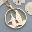 Penguins Pendant and Necklace Jewelry - AH J4 - Alohawaii