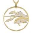 Common Dolphin Pendant and Necklace -  AH J4 - Alohawaii