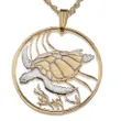 Sea Turtle Pendant and Necklace  - AH J4 - Alohawaii
