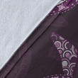 Purple Turtle Polynesian Premium Blanket - AH - J4 - Alohawaii