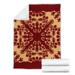 Hawaii Pattern Red Premium Blanket - AH J9 - Alohawaii