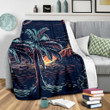 Hawaii Palm Premium Blanket - AH J9 - Alohawaii