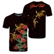 (Personalized) Hawaii Turtle Lehua Flower Polynesian T-Shirt - Lehua Style - AH - J2