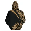 Alohawaii Clothing, Hoodie Hawaii Polynesian Tribal, Circle Style Golden Color 2.0, Ah | Alohawaii.co
