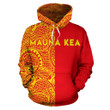 Alohawaii Clothing, Hoodie Hawaii Mauna Kea Polynesian The Half Yellow And Red | Alohawaii.co