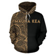 Alohawaii Clothing, Hoodie Hawaii Mauna Kea Polynesian The Half Gold | Alohawaii.co