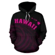 Alohawaii Clothing, Hoodie Hawaii Polynesia Pink, Tatau Style | Alohawaii.co