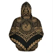 Alohawaii Clothing - Hoodie Hawaii Polynesian Tribal - New Warrior Style Golden Color - AH J1
