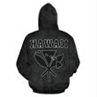 Alohawaii Clothing - Hoodie Polynesian Kanaka Maoli Royal Coat Of Arms Hawaii Gray - AH - J1