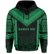 Alohawaii Clothing, Hoodie Hawaii Kanaka Polynesian Active Green | Alohawaii.co