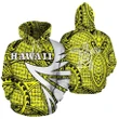 Alohawaii Clothing - Hoodie Hawaii Turtle Polynesian - Warrior Style - AH J9