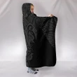 Alohawaii Clothing - Hooded Blanket Hawaii Turtle Polynesian Gray Armor Style AH J9