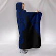 Alohawaii Clothing - Hooded Blanket Hawaii Turtle Polynesian Blue Armor Style AH J9