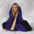 Alohawaii Clothing - Hooded Blanket Hawaii Turtle Polynesian Purple Armor Style AH J9