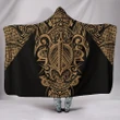 Alohawaii Clothing - Hooded Blanket Hawaii Turtle Polynesian Gold Armor Style | Alohawaii.co