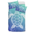 Alohawaii Bedding Set - Cover and Pillow Cases Hawaiian Turtle In the Sea Polynesian | Alohawaii.co