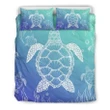 Alohawaii Bedding Set - Cover and Pillow Cases Hawaiian Turtle In the Sea Polynesian | Alohawaii.co